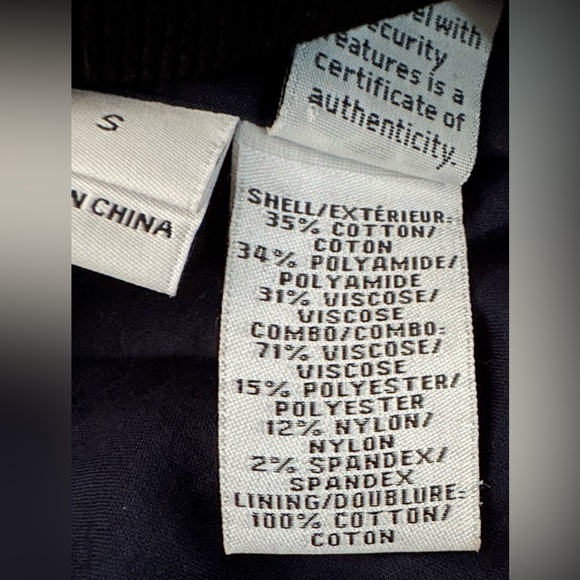 Diane von Furstenberg Kennadie Bomber Jacket Black Lace Over Navy - Picture 10 of 10